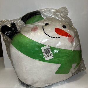 Snowman Christmas Pillow